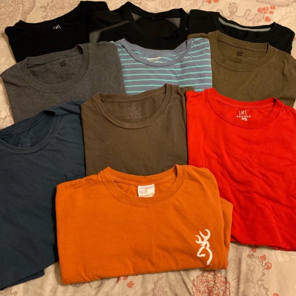 10 Size XL Tee Shirt Bundle